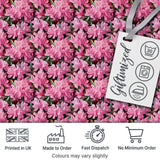 Bright Pink Floral Bloom Dense Botanical Seamless Pattern Digital Print Fabric by the Metre UK Sewing Quilting Textile
