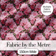 Classic Pink Floral Arrangement Elegant Repeat Seamless Pattern Digital Print Fabric by the Metre UK Sewing Quilting Textile