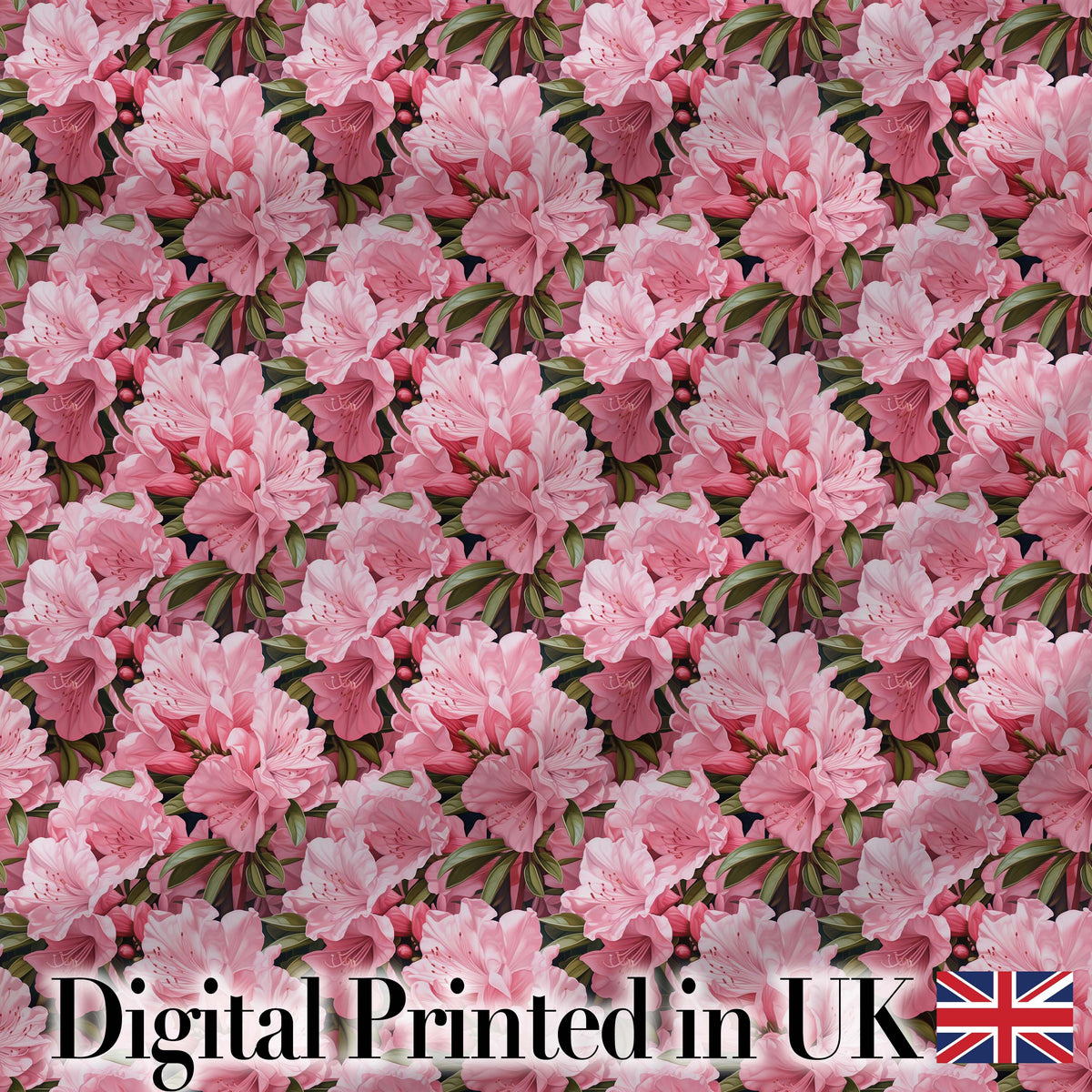 Classic Pink Floral Arrangement Elegant Repeat Seamless Pattern Digital Print Fabric by the Metre UK Sewing Quilting Textile
