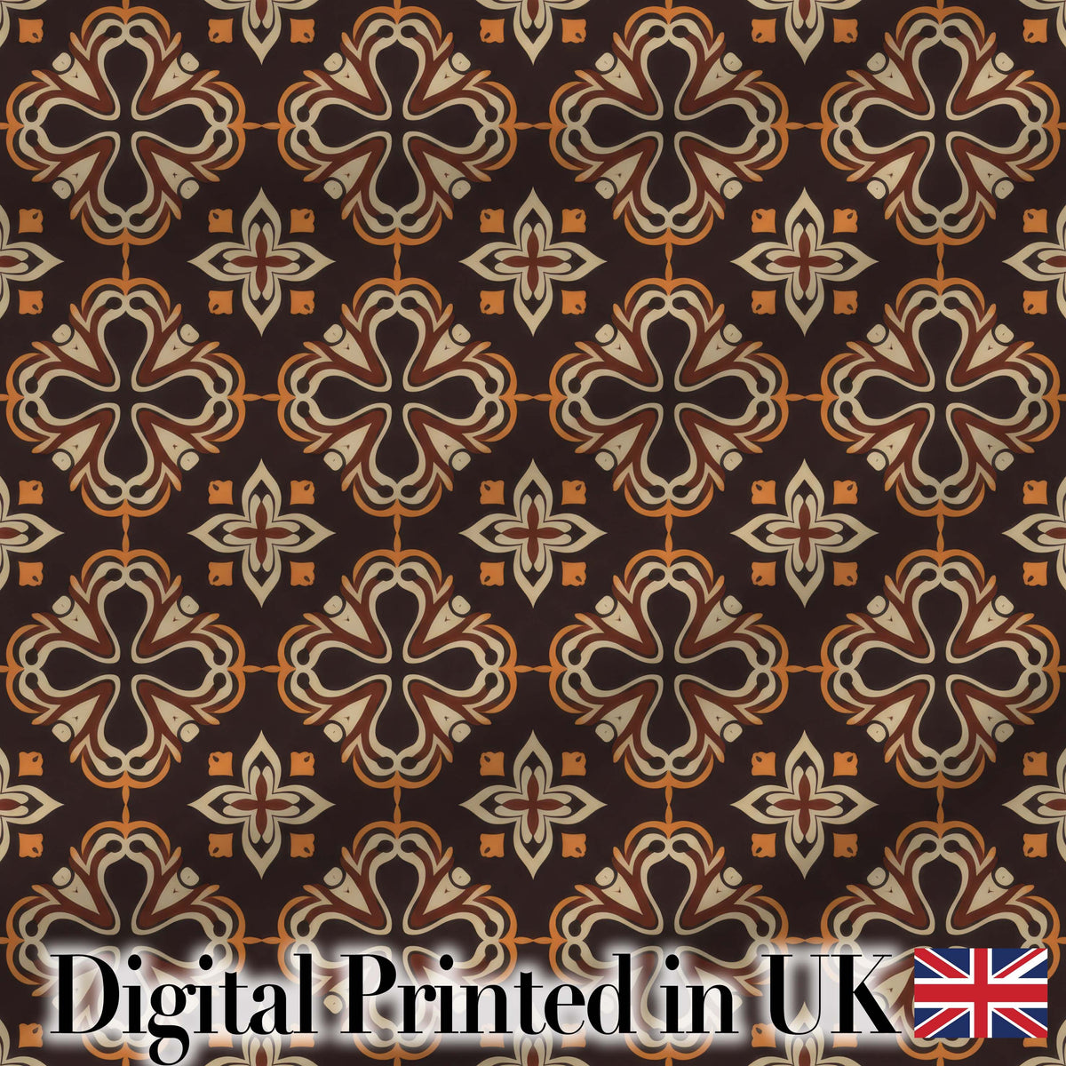 Psychedelic Floral Pattern in Pink and Green Seamless Design Digital Print Fabric by the Metre UK Sewing Quilting Textile