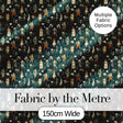 Vintage Children Floral Meadow Seamless Pattern Classic Storybook Style Digital Print Fabric by the Metre UK Sewing Quilting Textile