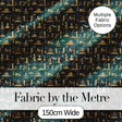 Ancient Greek Scene Architecture and Figures Seamless Pattern Classical Digital Print Fabric by the Metre UK Sewing Quilting Textile