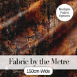 Vintage Rusted Surface Texture Seamless Pattern Weathered Metal Style Digital Print Fabric by the Metre UK Sewing Quilting Textile