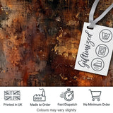 Urban Rust Texture with Gold Flecks Industrial Grunge Seamless Pattern Digital Print Fabric by the Metre UK Sewing Quilting Textile