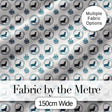 Soft Watercolour Seal Faces with Sea Plants Pastel Seamless Pattern Digital Print Fabric by the Metre UK Sewing Quilting Textile