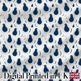 Dark Moody Seal Portraits Dramatic Ocean Art Seamless Pattern Digital Print Fabric by the Metre UK Sewing Quilting Textile