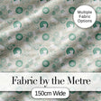 Cute Seal and Coral Watercolour Pastel Ocean Scene Seamless Pattern Digital Print Fabric by the Metre UK Sewing Quilting Textile