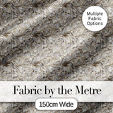 Elegant Beige Baroque Floral Scroll  with Ornate Vintage Texture  Design Digital Print Fabric by the Metre UK Sewing Quilting Textile
