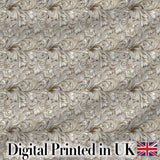 Elegant Beige Baroque Floral Scroll  with Ornate Vintage Texture  Design Digital Print Fabric by the Metre UK Sewing Quilting Textile