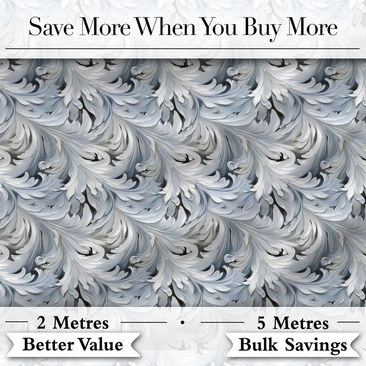 Abstract Grey Marble Swirl Pattern with Fluid Flowing Texture Seamless Design Digital Print Fabric by the Metre UK Sewing Quilting Textile