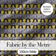 Ornate Buddha Faces with Detailed Pattern Seamless Design Digital Print Fabric by the Metre UK Sewing Quilting Textile