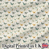 Soft Watercolor Butterflies with Neutral Tones Seamless Pattern Digital Print Fabric by the Metre UK Sewing Quilting Textile