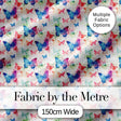 Artistic Watercolor Butterflies with Paint Splash Effect Seamless Pattern Digital Print Fabric by the Metre UK Sewing Quilting Textile