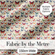 Colorful Mixed Butterflies with Soft Neutral Background Seamless Pattern Digital Print Fabric by the Metre UK Sewing Quilting Textile