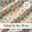 Multicolor Starburst Floral Watercolor Seamless Pattern Digital Print Fabric by the Metre UK Sewing Quilting Textile