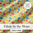 Bright Watercolor Citrus Slice and Tropical Fruit Seamless Pattern Digital Print Fabric by the Metre UK Sewing Quilting Textile
