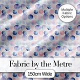 Pastel Watercolor Polka Dot Circles Seamless Pattern Digital Print Fabric by the Metre UK Sewing Quilting Textile