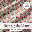 Pink and Yellow Protea Blossoms Watercolor Seamless Pattern Digital Print Fabric by the Metre UK Sewing Quilting Textile