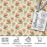 Vintage Protea Floral Garden Illustration Seamless Pattern Digital Print Fabric by the Metre UK Sewing Quilting Textile