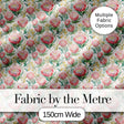 Delicate Protea Floral Bouquet Watercolor Seamless Pattern Digital Print Fabric by the Metre UK Sewing Quilting Textile