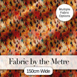 Warm Autumn Raindrop Abstract Watercolor Seamless Pattern Digital Print Fabric by the Metre UK Sewing Quilting Textile