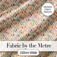 Colorful Watercolor Hanging Tassels Abstract Soft Background Seamless Pattern Digital Print Fabric by the Metre UK Sewing Quilting Textile