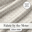Classic Beige Ornamental Damask Motif Seamless Pattern Digital Print Fabric by the Metre UK Sewing Quilting Textile