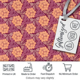 Vintage Art Nouveau Butterfly and Berry Floral Seamless Pattern Digital Print Fabric by the Metre UK Sewing Quilting Textile