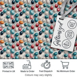 Colorful Speckled Easter Eggs on Light Background Seamless Pattern Digital Print Fabric by the Metre UK Sewing Quilting Textile