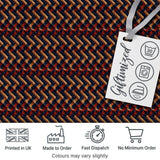 Woven Zigzag Chevron Textile Texture Seamless Pattern Digital Print Fabric by the Metre UK Sewing Quilting Textile