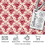 Soft Pink Vintage Floral Bouquet Seamless Pattern Digital Print Fabric by the Metre UK Sewing Quilting Textile