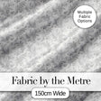 Subtle Grey Leafy Damask Classic Seamless Pattern Digital Print Fabric by the Metre UK Sewing Quilting Textile
