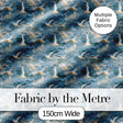 Soft Watercolor Seagulls in Flight Over Sea Seamless Pattern Digital Print Fabric by the Metre UK Sewing Quilting Textile