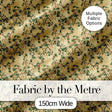 Classic Vine Leaves and Berries Botanical Seamless Pattern Digital Print Fabric by the Metre UK Sewing Quilting Textile