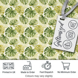 Soft Green and Yellow Monstera Leaves Botanical Seamless Pattern Digital Print Fabric by the Metre UK Sewing Quilting Textile