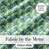Fresh Watercolor Monstera Leaves in Soft Green Shades Seamless Pattern Digital Print Fabric by the Metre UK Sewing Quilting Textile