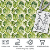 Vibrant Green Monstera Leaf Arrangement Tropical Seamless Pattern Digital Print Fabric by the Metre UK Sewing Quilting Textile