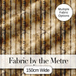 Vintage Sepia Bamboo Forest with Textured Background Seamless Pattern Digital Print Fabric by the Metre UK Sewing Quilting Textile