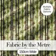 Dark Bamboo Stalks with Layered Leaves Natural Green Seamless Pattern Digital Print Fabric by the Metre UK Sewing Quilting Textile
