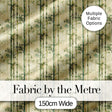 Elegant Bamboo Stems with Soft Beige Background Seamless Pattern Digital Print Fabric by the Metre UK Sewing Quilting Textile
