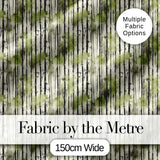 Artistic Bamboo Forest with Ink Style Brush Texture Seamless Pattern Digital Print Fabric by the Metre UK Sewing Quilting Textile