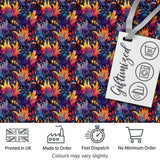 Vibrant Multicolour Fantasy Floral Seamless Pattern Digital Print Fabric by the Metre UK Sewing Quilting Textile