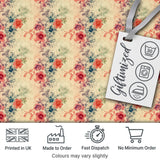 Vintage Pastel Floral Bouquet Soft Texture Seamless Pattern Digital Print Fabric by the Metre UK Sewing Quilting Textile