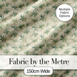 Vintage Potted Houseplants Rustic Wall Seamless Pattern Digital Print Fabric by the Metre UK Sewing Quilting Textile
