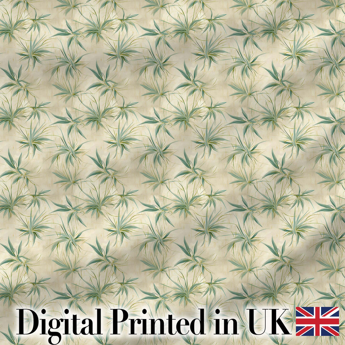 Vintage Potted Houseplants Rustic Wall Seamless Pattern Digital Print Fabric by the Metre UK Sewing Quilting Textile