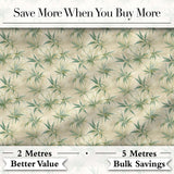 Vintage Potted Houseplants Rustic Wall Seamless Pattern Digital Print Fabric by the Metre UK Sewing Quilting Textile