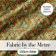 Boho Tribal Geometric Watercolor Shapes Seamless Pattern Digital Print Fabric by the Metre UK Sewing Quilting Textile Design