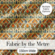 Geometric Tribal Candle Motif Ethnic Pattern Seamless Pattern Digital Print Fabric by the Metre UK Sewing Quilting Textile Design