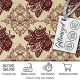 Classic Baroque Rose Damask Ornate Seamless Pattern Digital Print Fabric by the Metre UK Sewing Quilting Textile Design