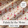 Luxury Champagne Bottle Gold Glitter Party Seamless Pattern Digital Print Fabric by the Metre UK Sewing Quilting Textile